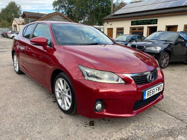 Lexus CT 200h 1.8 SE-L Premier 5dr CVT Auto Hatchback Hybrid Red